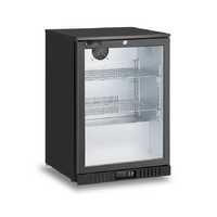 Atosa Single Door Underbench Chiller, Black, Hinged door