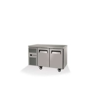 Skope Reflex Two Door Underbench Freezer with Stainless Steel Top