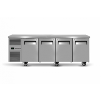 Skope Reflex Four Door Underbench Chiller with Stainless Steel Top 