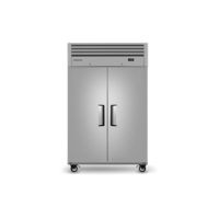 Skope Reflex Double Door Upright Freezer Stainless Steel