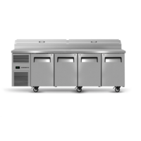 Skope Reflex Four Door Pizza Prep Chiller 