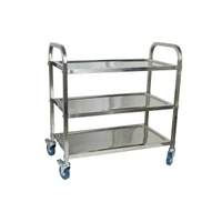 Stainless Steel 3 Tier Trolley 