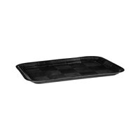 350x250mm Rectangular Tray Black Woven Wood