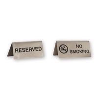 100x50mm Reserved Sign Metal