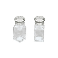 60ml Salt/Pepper Square Glass (T06662)