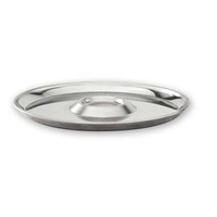 250mm Oyster Plate Stainless Steel 12 Serve