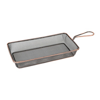 260x130mm Antique Copper Service Basket Rectangle