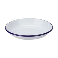 200mm Enamel Rice/Pasta Plate Falcon