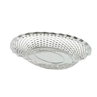 Small Stainless Steel Vintage Serving Basket