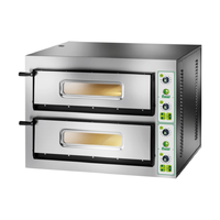 Fimar Electric Twin Deck Pizza Oven - 6 Pizzas @ 350mm per deck, 1010 wide x 1210 Deep x 750mm high, 200kg