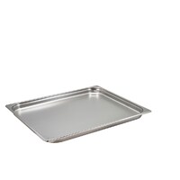 1/2 Size 25mm Deep Stainless Steel Gastronorm - Anti Jam
