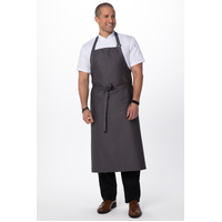Apron Bib Extra Large Slate No Pocket