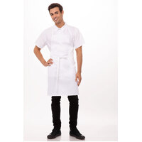 Apron Bib White No Pocket 