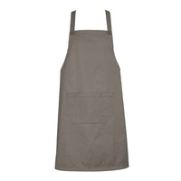 Natural Cross Over Back Urban Bib Apron (pair with coloured straps BA52)