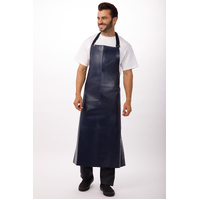 Long PVC Dishwasher Apron Navy