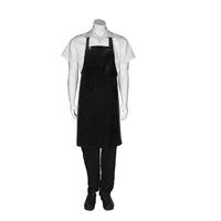 Short PVC Dishwasher Apron Black
