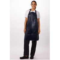 Short PVC Dishwasher Apron Navy