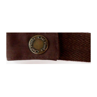 Lockharte Cross Over Back Apron Strap Espresso (pair with apron ABS04)