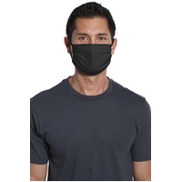 Reusable Cotton Knit Face Mask - Black