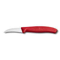 60mm Shaping Curved Knife - Red Handle 