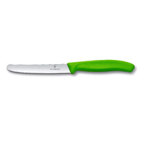 110mm Vegetable Serrated Knife - Victorinox (Green, Orange, Pink or Yellow)