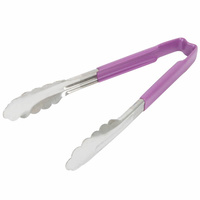 240mm Violet Tongs Vollrath (designated for use with gluten- or allergen-free cooking)