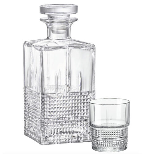 Bartender Whiskey Decanter 7 Piece Set 