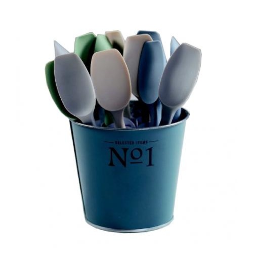 255mm Silicone Spoon Neutral Colours, Zeal