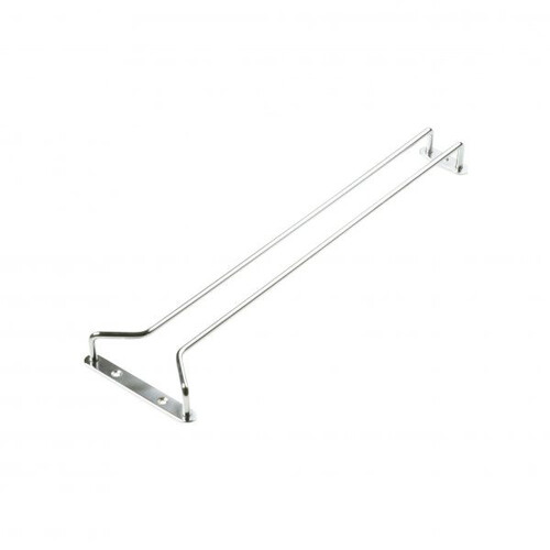 400mm Glass Hanger Chrome
