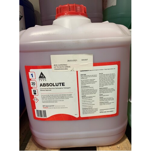 20 Litre Absolute Detergent