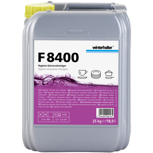 WinterHalter 5 Litre F8400 General Purpose Liquid Heavy Duty Dishwashing Detergent