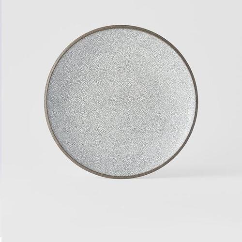 250mm Dinner Plate Crazed Grey