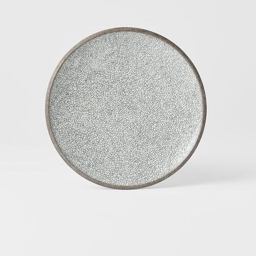 200mm Side Plate Crazed Grey