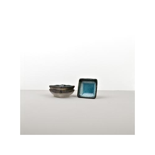 70mm Square Sauce Dish Sky Blue