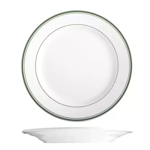 244mm Round Plate, Tuxton Green Bay