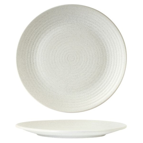 265mm Ribbed Coupe Plate Frost Zuma 