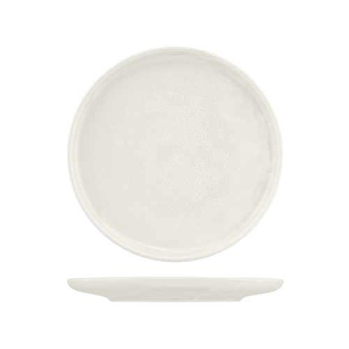 200mm Round Plate Snow 