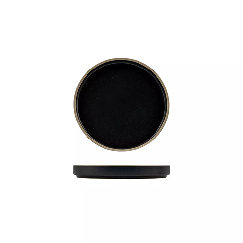 160mm Round Stackable Plate Midnight