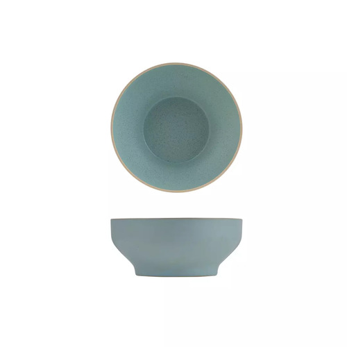 212x91mm Round Bowl Frosted Blue 1577ml 