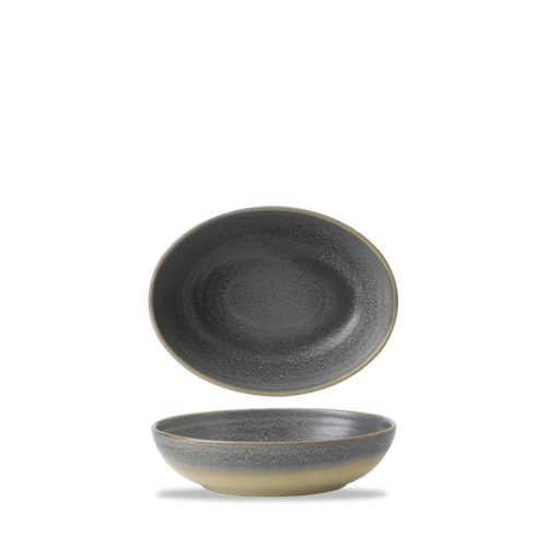 216mm Deep Oval Bowl Granite 