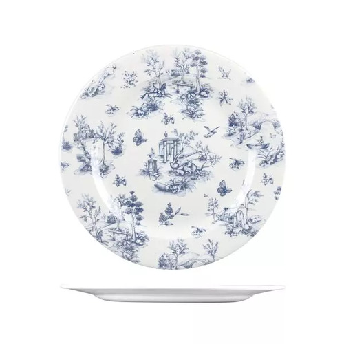 170mm Side Plate Toile Prague Vintage Prints