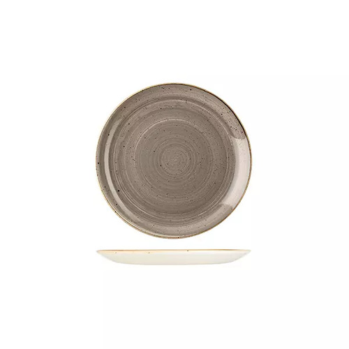 165mm Coupe Plate Peppercorn  