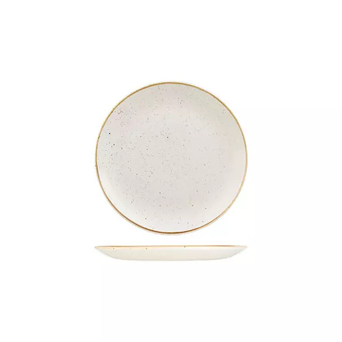 165mm Coupe Plate Barley White