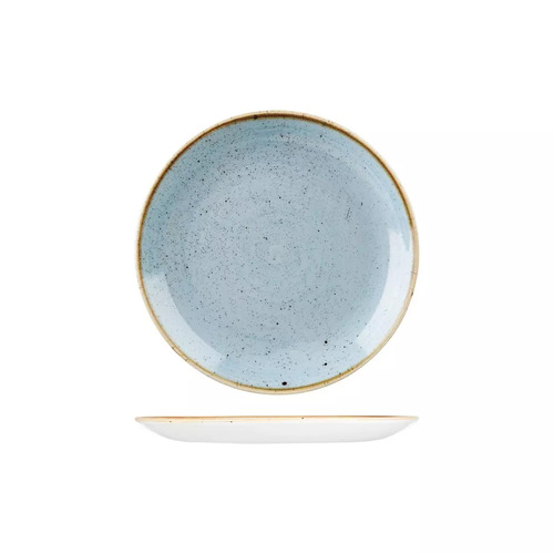 217mm Coupe Plate Duck Egg 