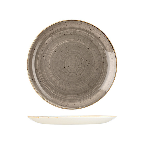 260mm Coupe Plate Peppercorn