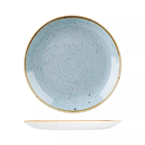 288mm Coupe Plate Duck Egg 