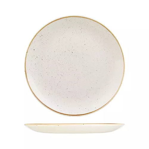 288mm Coupe Plate Barley White 