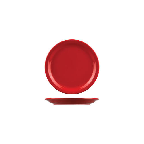 230mm Healthcare Plate Solid Red