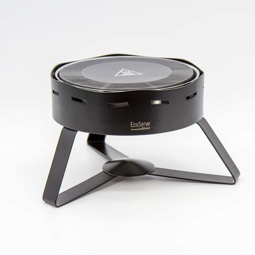 ECO Serve Large Round Buffet Stand Black - Base Only