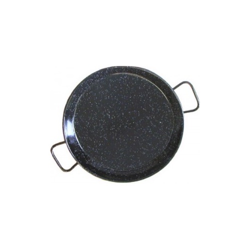120mm Tapa/Paella Pan-Black Enamel